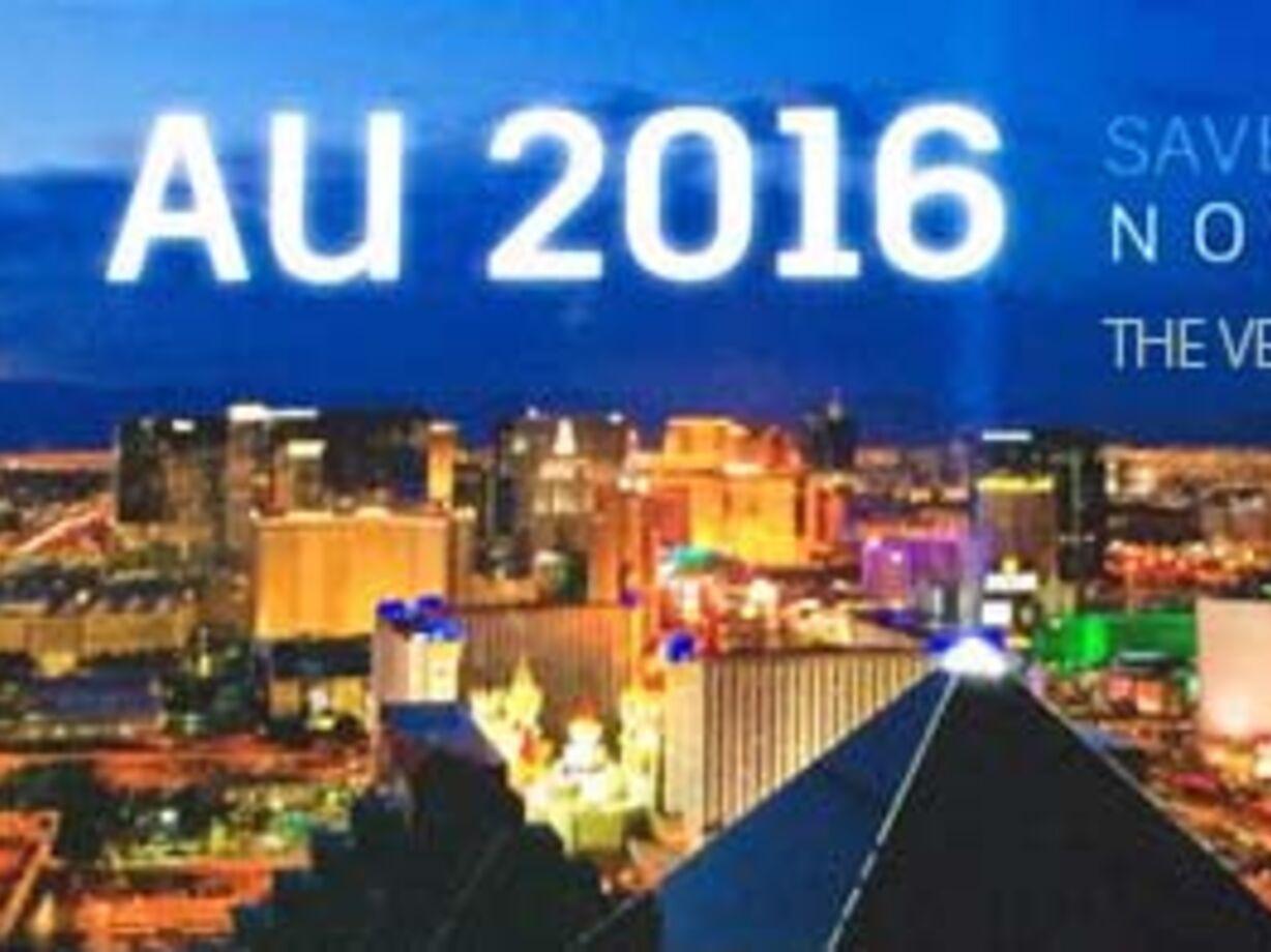 AU Las Vegas 2 weeks earlier in 2016