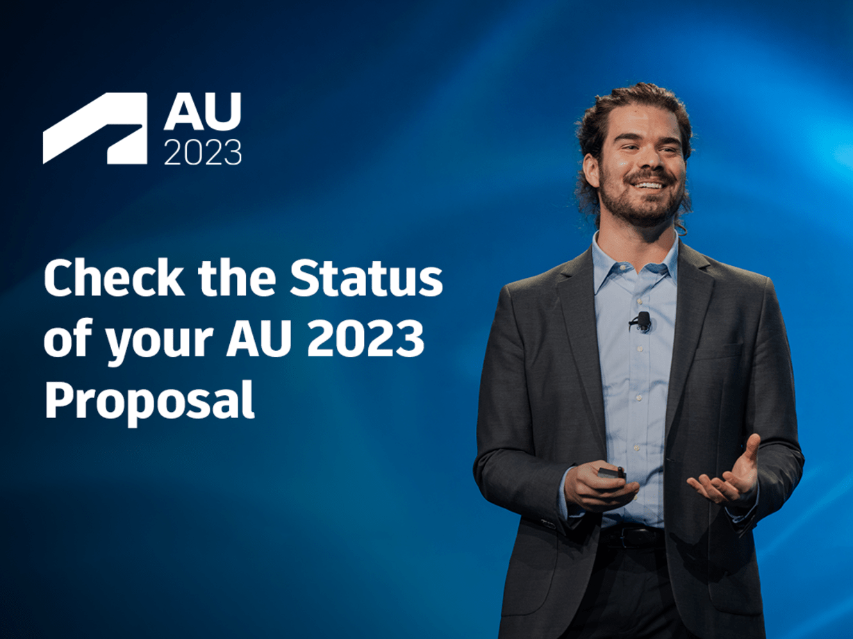 It’s Time to Check Your AU 2023 Proposal Status