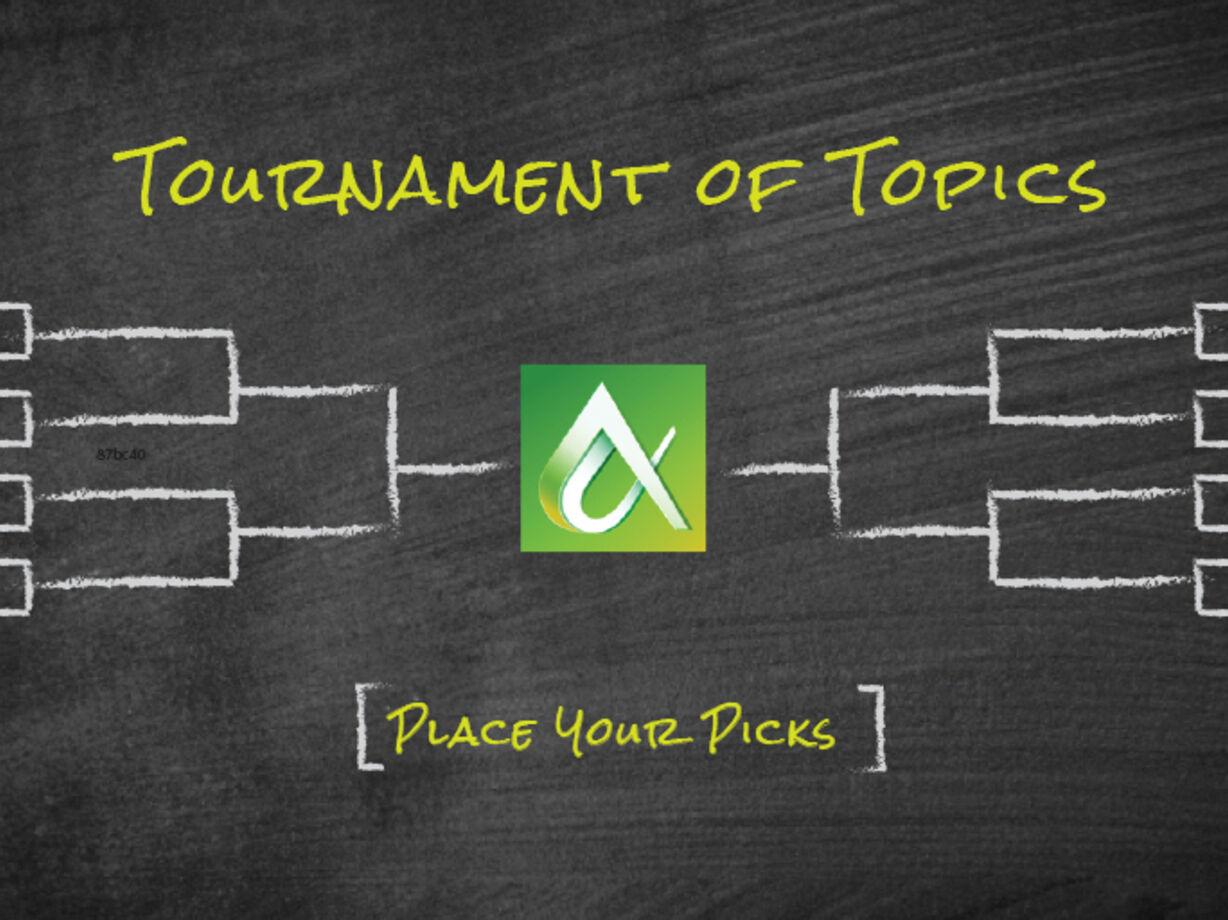 Announcing the AU 2016 Tournament of Topics