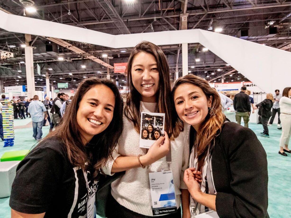 The Autodesk Experience in the Expo at AU 2022