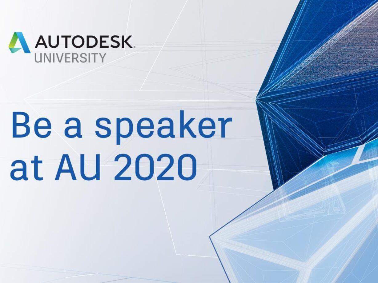 AU 2020 Is Going Digital—Submit Your Proposal Today