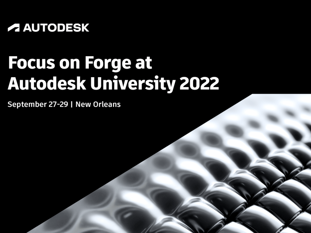 Focus on Forge at AU 2022