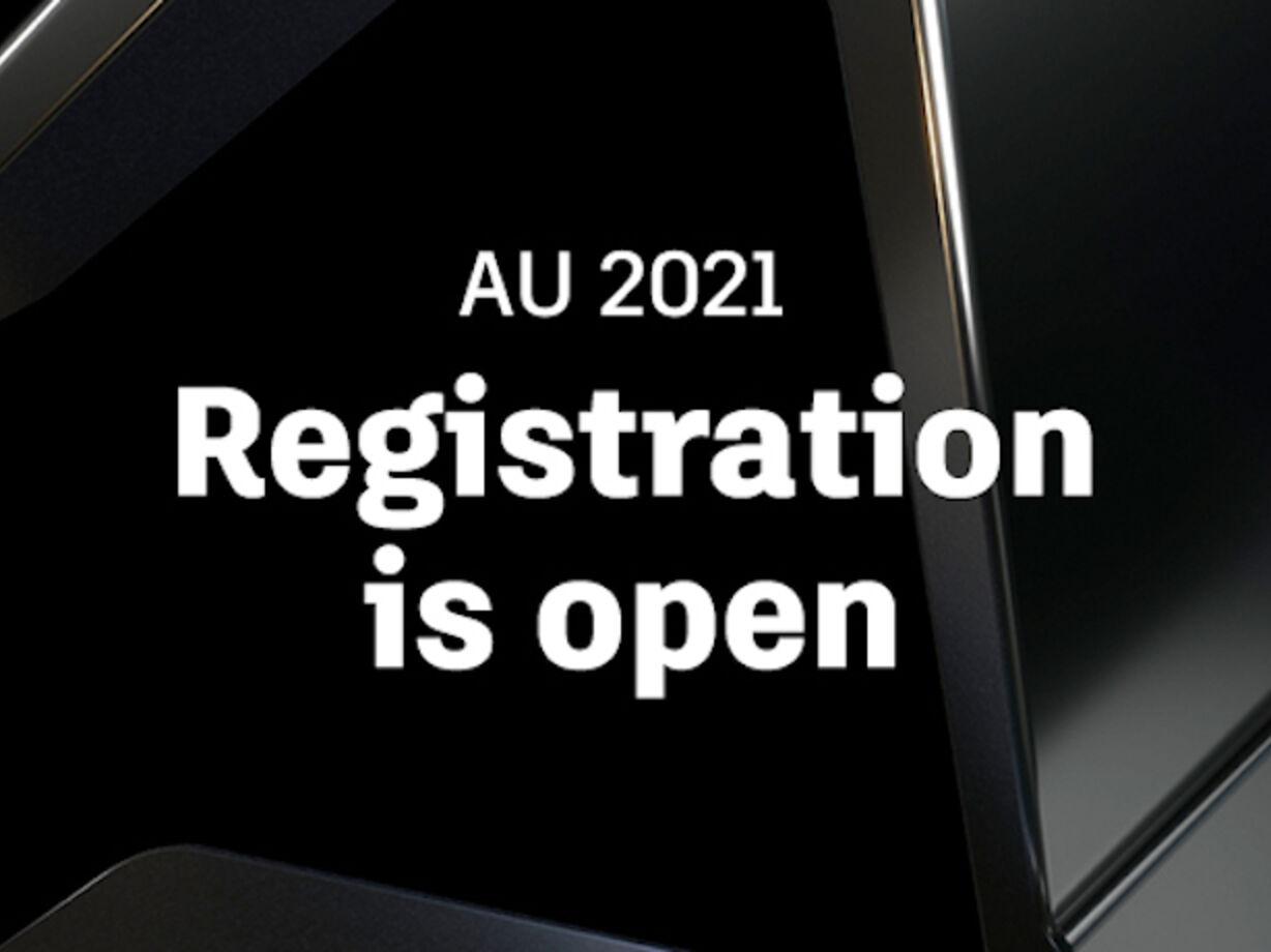 Registration Is Open for Autodesk University 2021