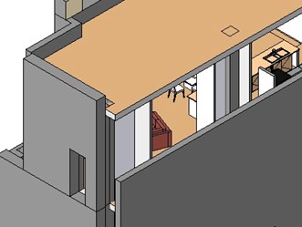Figure 1: Models can be inaccurate when the geometry doesn't align with real-world conditions. Here, the wall should meet the roof.