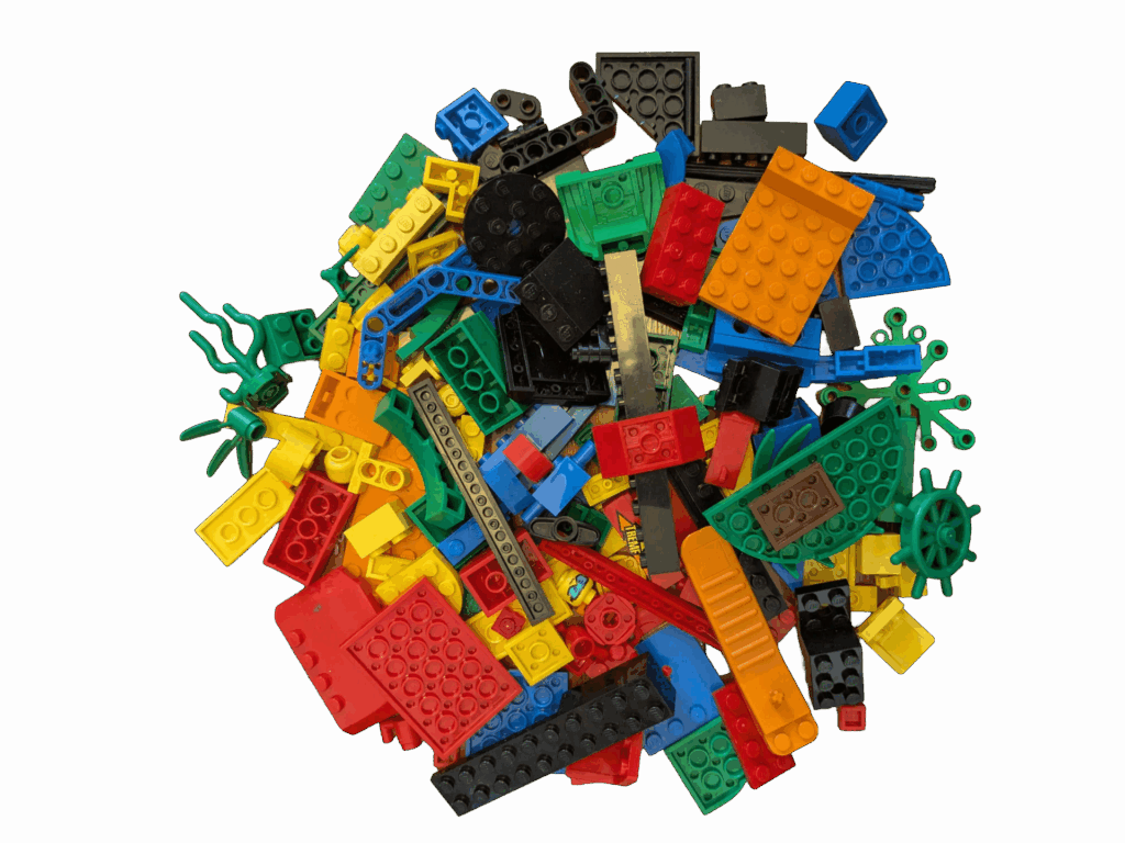 Pile of LEGO bricks