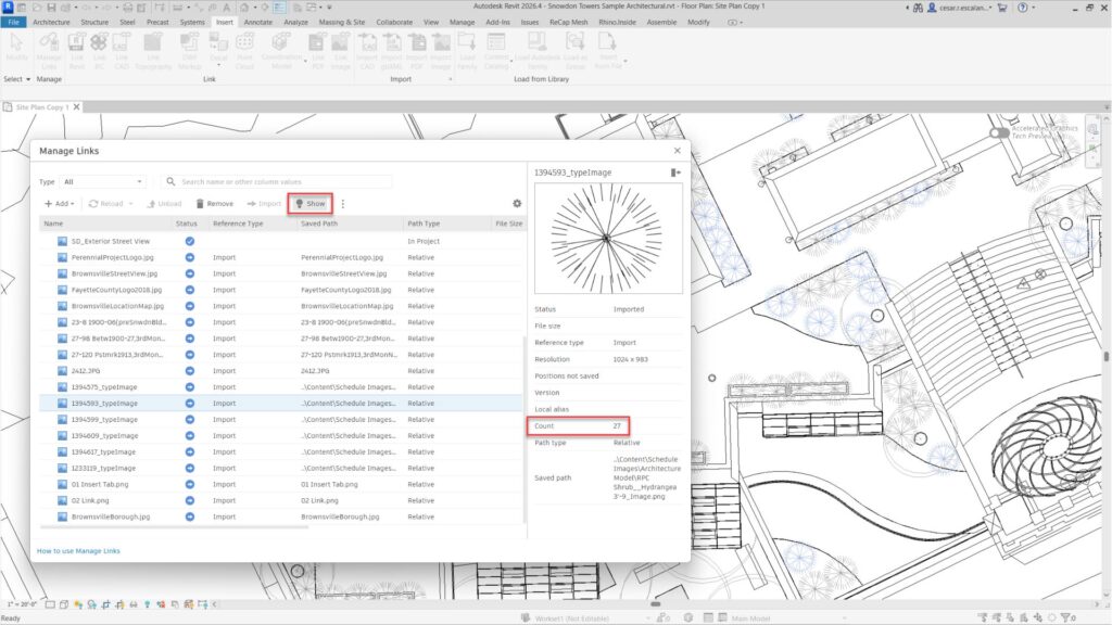 Manage Links Dialog Box Enhacements