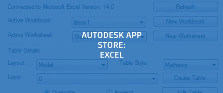 Apps for AutoCAD and Excel | AutoCAD Blog | Autodesk