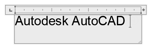 MText editor screenshot