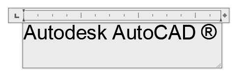 MText character example