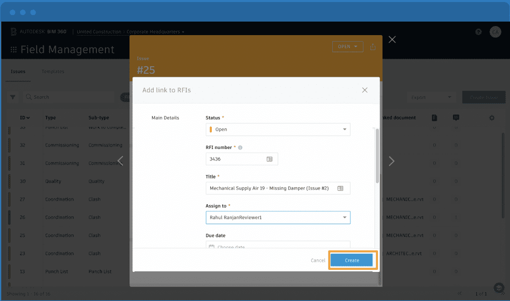 New BIM 360 Feature Connects RFI Workflows - Digital Builder