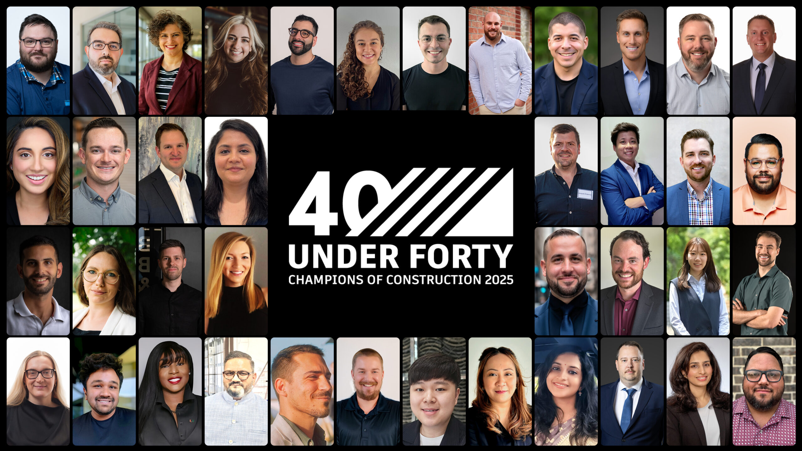 40 under 40 construction champions 2025 autodesk