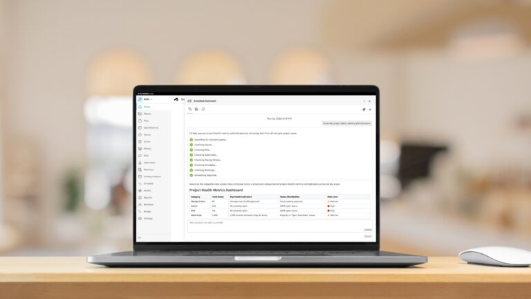 Autodesk assistant in Autodesk Forma