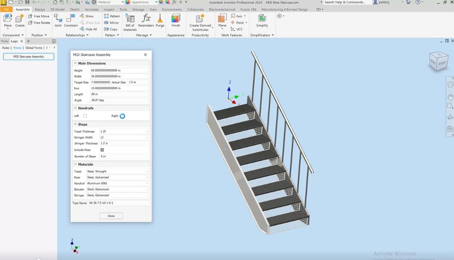 Informed Design for Inventor