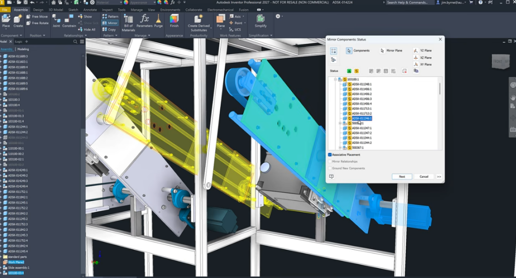 Large assemblies in Inventor