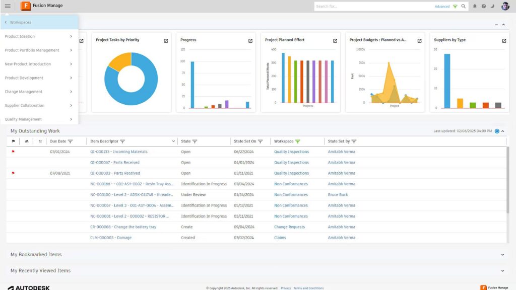 Fusion Manage for cloud PLM