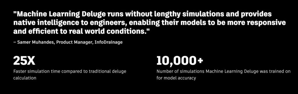 Quote from e-book about Autodesk AI and InfoDrainage
