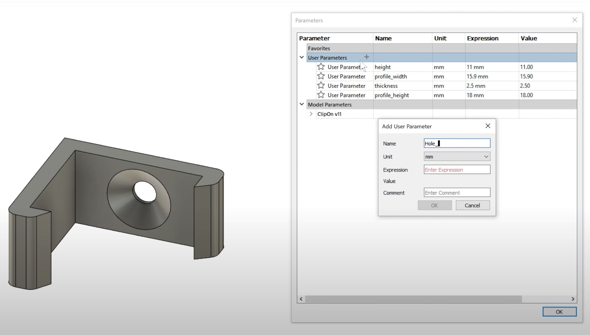 Tutorial Parametric Modeling With Fusion 360