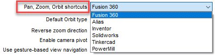 How to Set Your Pan, Zoom, & Orbit Controls - Fusion 360 Blog