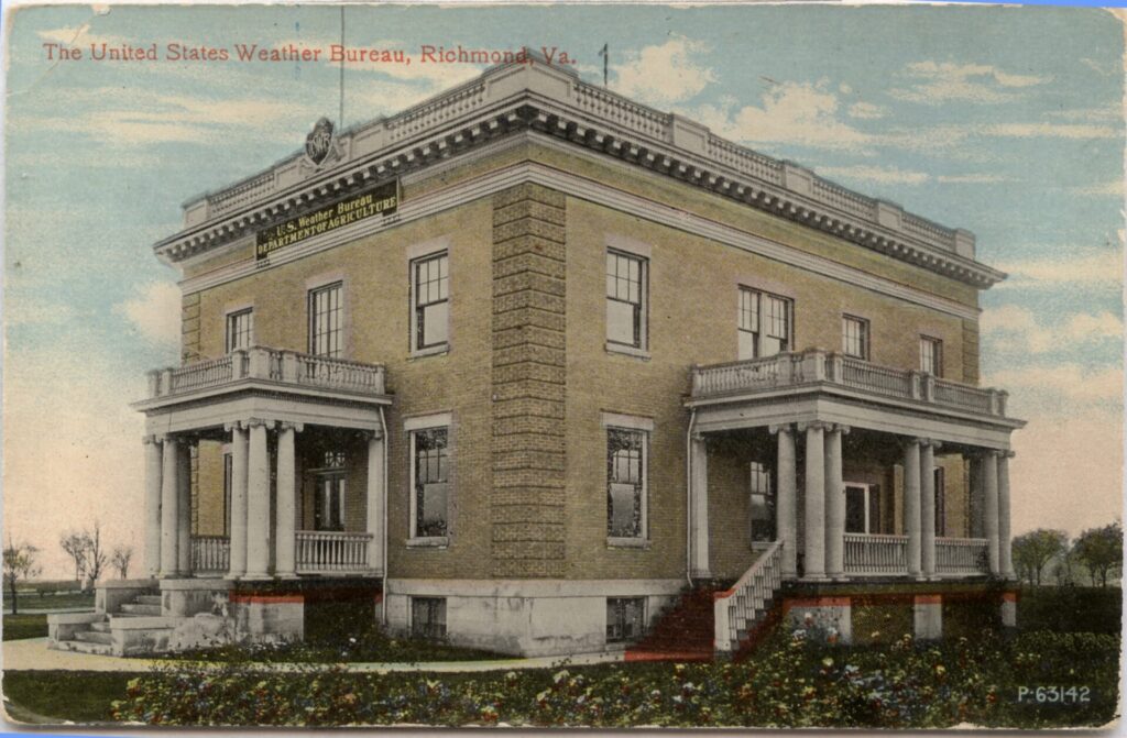 US Weather Bureau building at Richmond Virginia