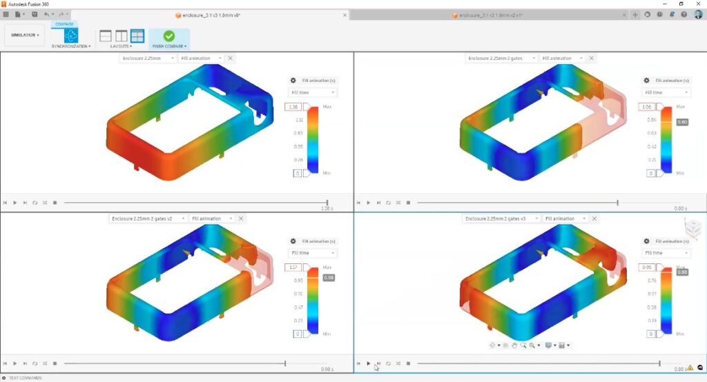 Fusion Factory Experience plastic injection molding Simulation extension