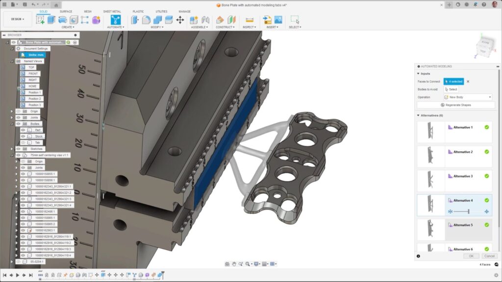 Automated modeling Autodesk Fusion AI