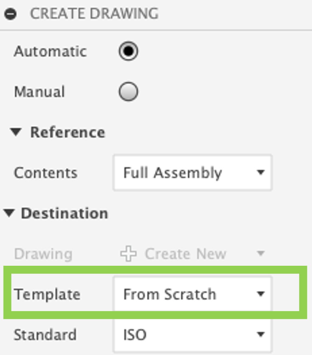 Create a Drawing Automation template