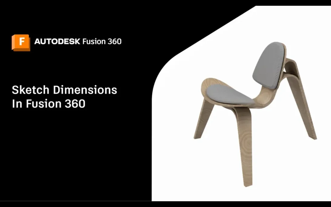 How to sketch dimensions in Autodesk Fusion