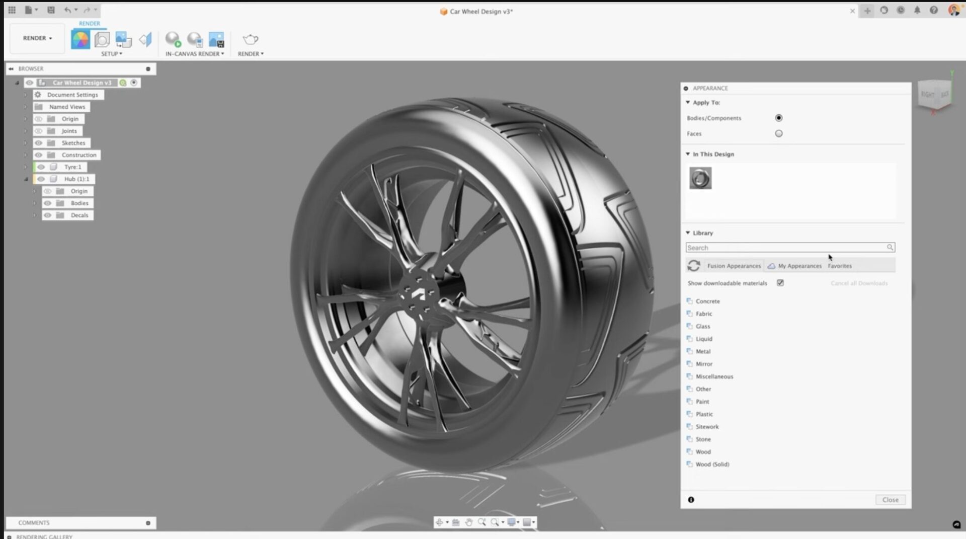 How to Apply Appearances to your Model in Autodesk Fusion - Fusion Blog