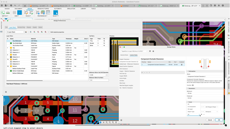 DRC in Autodesk Fusion.