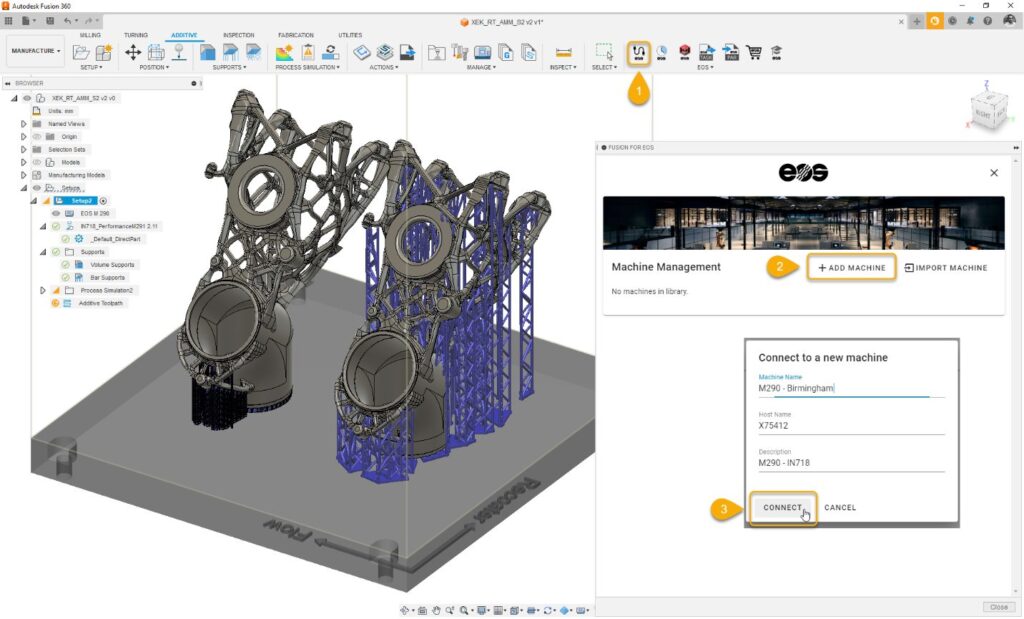 EOSPRINT for Autodesk Fusion