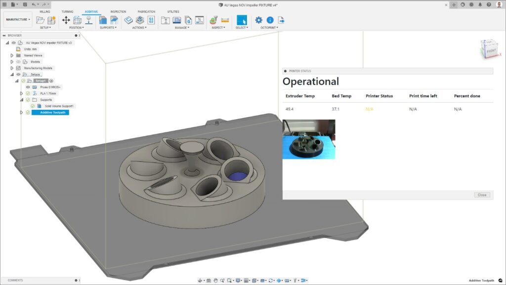 OctoPrint for Autodesk Fusion