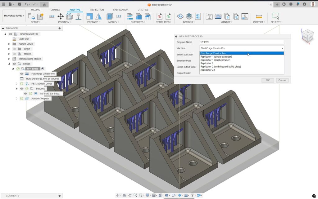 GPX PostProcessor for Autodesk Fusion