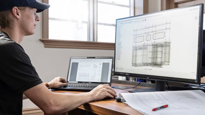 Ganas MFG using Autodesk Fusion for furniture design.