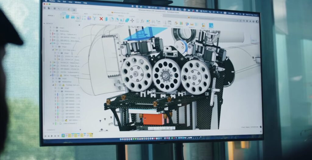 SwissDrones technical CAD Autodesk Fusion