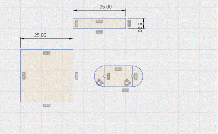 Bemaßungen in Skizzen innerhalb von Fusion