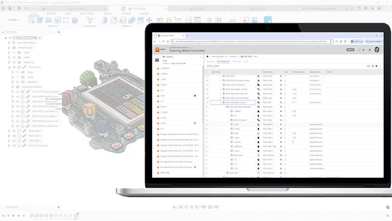 Cloud CAD capabilities in Autodesk Fusion