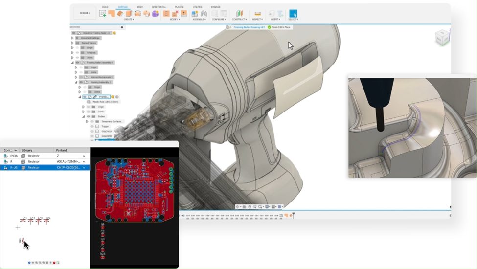 Autodesk Fusion connects data, people, and processes.