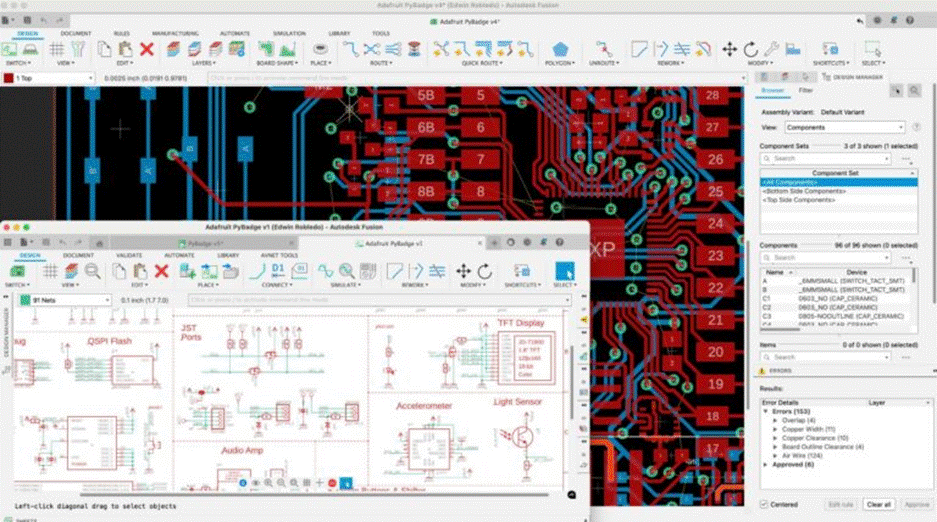 PCB lifecycle management in Autodesk Fusion.