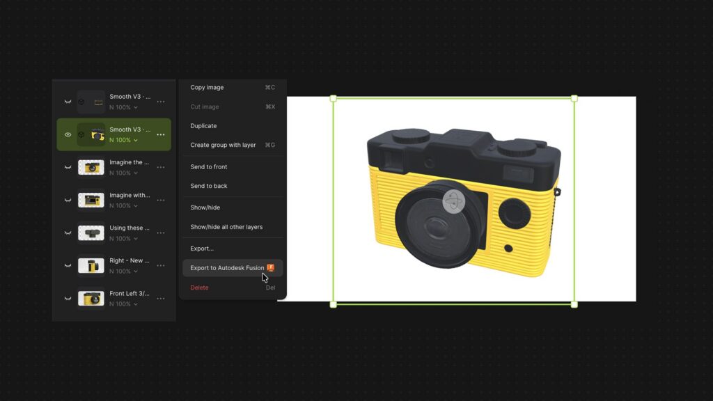Autodesk Fusion and Vizcom integration