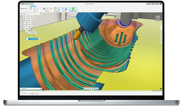 Screenshot of Fusion for Manufacturing